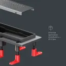 Душевой трап (лоток) Am.Pm PrimeFlow W02SC-P11-050-01SB 49,4 см, с решеткой, перфорированный, матовый хром
