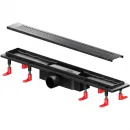 Душевой трап (лоток) Am.Pm PrimeFlow W02SC-P11-060-01BM 59,4 см, с решеткой, перфорированный, черный матовый
