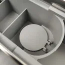 Душевой трап (лоток) Paini Medium CH850M 85 см, с решеткой, перфорированный, хром