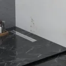 Душевой трап (лоток) Paini Line CH450LN 45 см, с решеткой, перфорированный, хром
