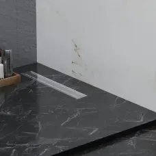 Душевой трап (лоток) Paini Line CH450LN 45 см, с решеткой, перфорированный, хром
