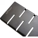 Душевой трап (лоток) Paini Medium CH850MC 85 см, с решеткой, перфорированный, черный матовый