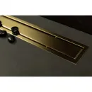 Душевой трап (лоток) Pestan Confluo Premium Gold Line 13100051 45 см, с решеткой, 2 в 1 под плитку, золотой