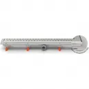 Душевой трап (лоток) Paini Medium CH850MN 85 см, с решеткой, перфорированный, хром