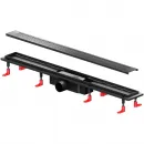 Душевой трап (лоток) Am.Pm PrimeFlow W02SC-P11-080-01BM 79,4 см, с решеткой, перфорированный, черный матовый