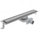 Душевой трап (лоток) Plumberia Selection In-Tile PST90MT 85,8 см, с решеткой, 2 в 1 под плитку, нержавеющая сталь