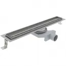 Душевой трап (лоток) Plumberia Selection In-Tile PST90MT 85,8 см, с решеткой, 2 в 1 под плитку, нержавеющая сталь