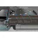 Душевой трап (лоток) Pestan Confluo Slim Line Plus 13100028 75 см, с решеткой, щелевой, матовый хром