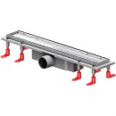 Душевой трап (лоток) Am.Pm PrimeFlow W02SC-U11-050-04SB 49,4 см, с решеткой, 2 в 1 под плитку, матовый хром