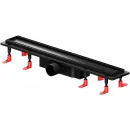 Душевой трап (лоток) Am.Pm PrimeFlow W02SC-U11-060-04BM 59,4 см, с решеткой, 2 в 1 под плитку, черный матовый