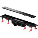 Душевой трап (лоток) Am.Pm PrimeFlow W02SC-U11-060-04BM 59,4 см, с решеткой, 2 в 1 под плитку, черный матовый