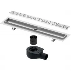 Душевой трап (лоток) Tece TECEdrainline lines 601200 + 650000 + 660016 + 601220 114,3 см, с решеткой, перфорированный, хром