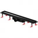 Душевой трап (лоток) Am.Pm PrimeFlow W02SC-U11-070-04BM 69,4 см, с решеткой, 2 в 1 под плитку, черный матовый