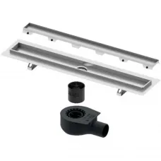 Душевой трап (лоток) Tece TECEdrainline plate II 601200 + 650000 + 660016 + 601272 114,3 см, с решеткой, под плитку, хром
