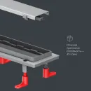 Душевой трап (лоток) Am.Pm PrimeFlow W02SC-U11-070-04SB 69,4 см, с решеткой, 2 в 1 под плитку, матовый хром