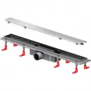Душевой трап (лоток) Am.Pm PrimeFlow W02SC-U11-070-04SB 69,4 см, с решеткой, 2 в 1 под плитку, матовый хром