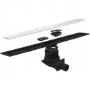Душевой трап (лоток) Pestan Confluo Frameless White Glass Line 13701216 95 см, с решеткой, щелевой, белый глянец