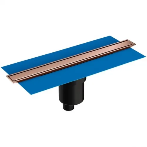 Душевой трап (лоток) VitrA Eco-Flow 59980556000 60 см, с решеткой, щелевой, медь