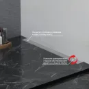 Душевой трап (лоток) Paini Klasik CH650KN2 65 см, с решеткой, 2 в 1 под плитку, хром