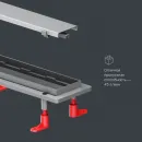 Душевой трап (лоток) Am.Pm PrimeFlow W02SC-U11-080-04SB 79,4 см, с решеткой, 2 в 1 под плитку, матовый хром