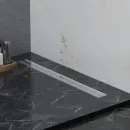 Душевой трап (лоток) Paini Line CH650L 65 см, с решеткой, перфорированный, хром