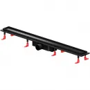 Душевой трап (лоток) Am.Pm PrimeFlow W02SC-U11-090-04BM 89,4 см, с решеткой, 2 в 1 под плитку, черный матовый
