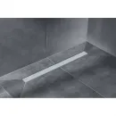 Душевой трап (лоток) Pestan Confluo Frameless White Glass Line 13701215 85 см, с решеткой, щелевой, белый глянец