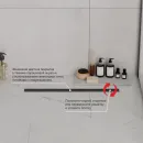 Душевой трап (лоток) Paini Slim Line CH700SLC 70 см, с решеткой, 2 в 1 под плитку, черный матовый