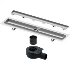 Душевой трап (лоток) Tece TECEdrainline plate II 600700 + 650000 + 660016 + 600772 64,3 см, с решеткой, под плитку, хром