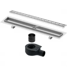 Душевой трап (лоток) Tece TECEdrainline royal 600700 + 650000 + 660016 + 600740 64,3 см, с решеткой, перфорированный, хром