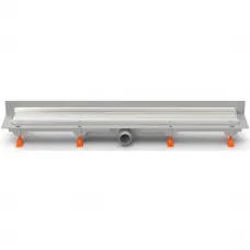Душевой трап (лоток) Paini Klasik CH850KN2 85 см, с решеткой, 2 в 1 под плитку, хром