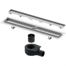 Душевой трап (лоток) Tece TECEdrainline plate II 600800 + 650000 + 660016 + 600872 74,3 см, с решеткой, под плитку, хром