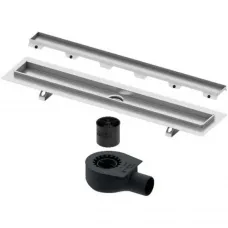 Душевой трап (лоток) Tece TECEdrainline plate II 600800 + 650000 + 660016 + 600872 74,3 см, с решеткой, под плитку, хром