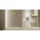 Душевой трап (лоток) Tece TECEdrainprofile 670812 50-80 см, с решеткой, щелевой, золотой