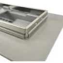 Душевой трап (лоток) Paini Harmony CH450HN 45 см, с решеткой, перфорированный, хром