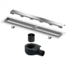 Душевой трап (лоток) Tece TECEdrainline steel II 600800 + 650000 + 660016 + 600883 74,3 см, с решеткой, щелевой, нержавеющая сталь