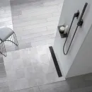 Душевой трап (лоток) Vincea Optima Nisangah SAY.601.80.B.M.S.NSNGH 80 см, с решеткой, перфорированный, черный матовый