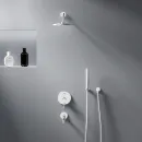 Душевой комплект Damixa Scandinavian Pure 936510000 со смесителем, 250 мм, хром