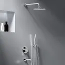 Душевой комплект Damixa Scandinavian Pure 936510000 со смесителем, 250 мм, хром