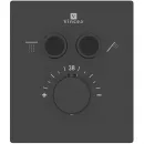 Душевой комплект Vincea Inspire VSFW-3I21MT3RMB 300 мм, с термостатом, черный матовый