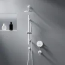 Душевой комплект Damixa Scandinavian Pure 936540000 со смесителем, 250 мм, хром