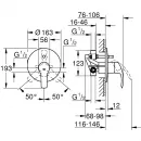 Душевой комплект 180 мм Grohe Eurosmart New 124440