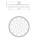 Душевой комплект Vincea Inspire VSFW-3I22MT2GM 300 мм, с термостатом, вороненая сталь