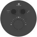 Душевой комплект Vincea Inspire VSFW-3I22MT2RMB 300 мм, с термостатом, черный матовый