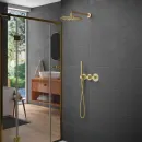 Душевой комплект Timo Saona SX-2359/17SM 300 мм, с термостатом, золотой матовый