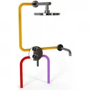 Душевой комплект 250 мм Paini Cox 78CRSET26911BATHHEAD
