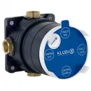 Душевой комплект Kludi Bozz 38658N076 300 мм, со смесителем, золотой матовый