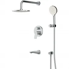 Душевой комплект Am.Pm X-Joy FB85A3RH10 220 мм, со смесителем, хром