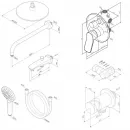 Душевой комплект Am.Pm X-Joy FB85A3RH10 220 мм, со смесителем, хром