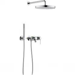 Душевой комплект Timo Saona SX-2348/00SM 300 мм, со смесителем, хром